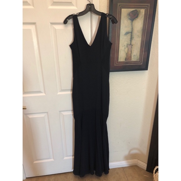 NEW Erin Fetherston Sleeveless Navy Mermaid Gown - Picture 4 of 8